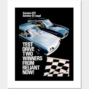 RELIANT SCIMITAR - advert Posters and Art